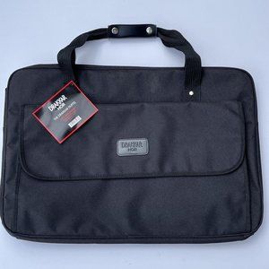 Vintage 90s Thr Drakkar Noir Black Duffle Bag 22”x15”x8” NEW w/shoulder strap